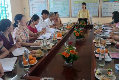 Trường mầm non Mỹ Thuận đón đoàn đánh giá ngoài SGD&ĐT tỉnh Nam Định về đánh giá chính thức