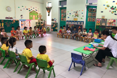 Một số hoạt động của các bé 4-5 tuổi A1