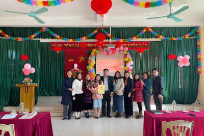 Trường mầm non Mỹ Thuận tổ chức Hội nghị công bố và trao quyết định Phó hiệu trưởng