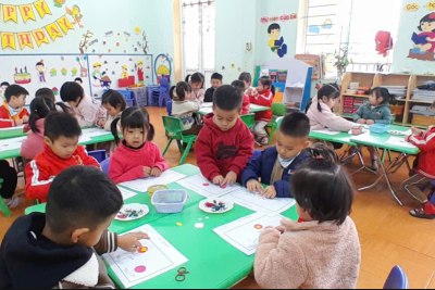 Một số hoạt động của các bé 4-5 tuổi A3